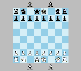 Flexible chess, alternative setup